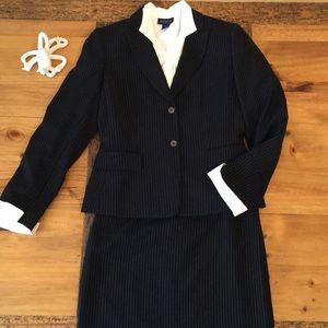 DONATING SOON. Tahari Pinstripe Suit 6
